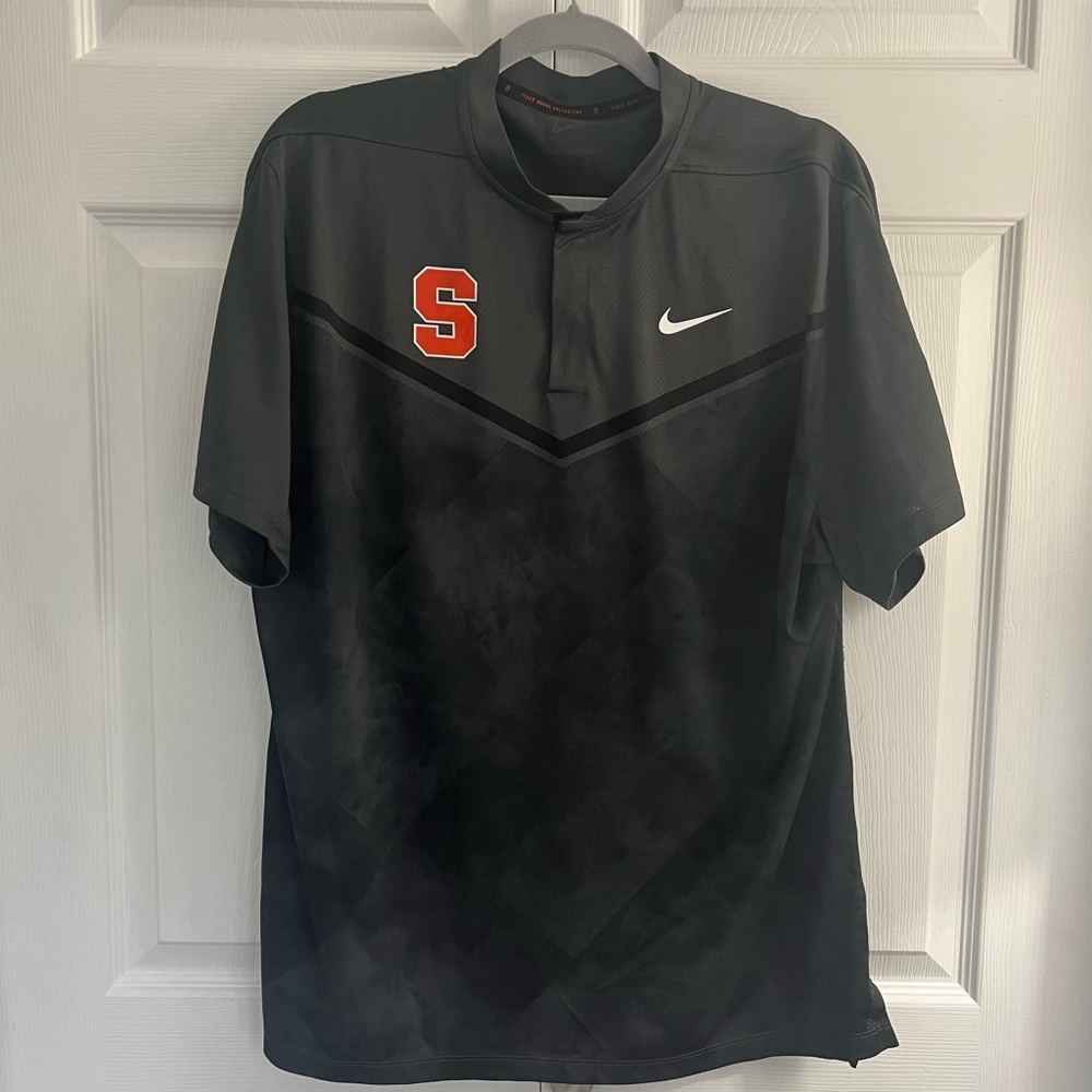 Syracuse Polo Shirt, Nike Tiger Woods Collection Bad Boy Mowers Pinstripe Bowl